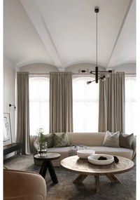 Csillár zsinóron DUOMO 3M 3xE27/60W/230V fekete