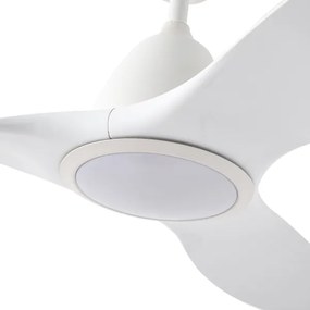 ZEVENTI - LED mennyezeti ventilátor URBINO LED/20W/230V Wi-Fi Tuya fehér + távirányító