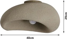 BRILAGI - Mennyezeti lámpa WABI SABI 1xE27/60W/230V Ø 40 cm bézs