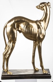 Bond design nude méretű agár kutya asztaldekoráció talpon 65x40x16cm