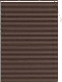 vidaXL Zsaluzia Állítható Sötét barna mintával 213 x 130 cm PVC
