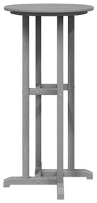 Bárasztal Világosszürke 55x55x107 cm HDPE