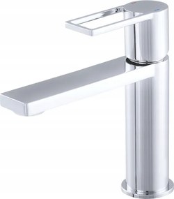 Álló mosdó csaptelep, ezüst