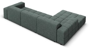 Türkiz sarokkanapé (bal oldali) Chicago – Cosmopolitan Design