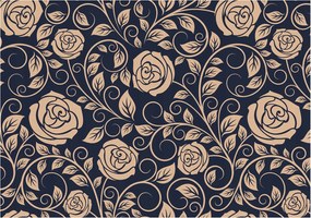 Fali tapéta Prémium Romantikus virágok 312x219 Ragasztó