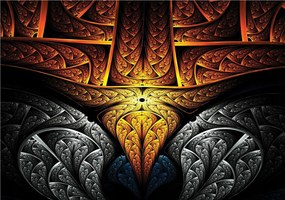 Fotótapéta Frakcionált vinil absztrakt hálószoba nappali 254x184 +ragasztó