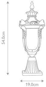 Elstead PH3-M-OB - PHILADELPHIA kültéri lámpa 1xE27/60W/230V, IP44, bronz kivitel