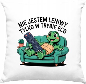 Öko teknős tréfa párna mém 6 fehér