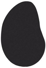 Területszőnyeg Fekete 100x200 cm Poliészter Csúszásmentes