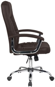 Ergonomikus irodai szék, Bedora Abraj, ökológiai bőr, barna