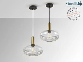 SCHULLER 225410 NORMA Egyágú Függesztett Lámpa Üveg E27 IP20