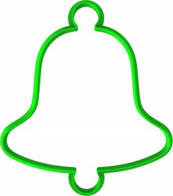 Karácsonyi Mézeskalács Forma Karácsonyi Nagy XL Csengő 12cm