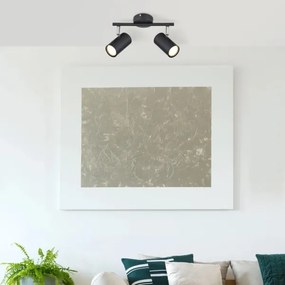 Globo 57914-2 - Spotlámpa ALLVI 2xGU10/25W/230V fekete