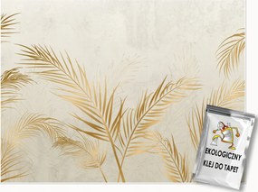 Fotótapéta Pálmalevelek Beton Tollak Hálószoba Nappali Tapéta 300x210