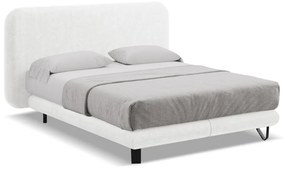 Fehér boxspring ágy 140x200 cm Ilima – Makamii