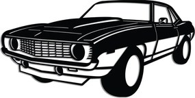 Chevy fém fali dekoráció, 60×30 cm