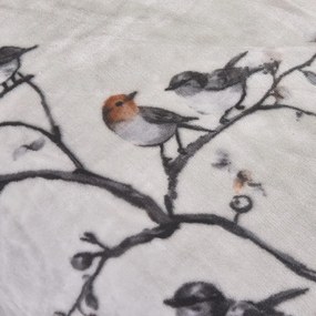 Szürke egyszemélyes mikroplüss ágyneműhuzat 140x200 cm Ronja – My House