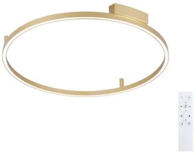 Brilagi PORTOFINO dimmelhető LED lámpatest, 60W, 230V, Ø 80 cm, arany + távirányító