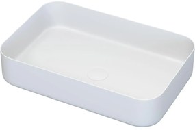 BATH DELUXE 06-052-18-01-00 - Ráépíthető mosdó LJORDAL 52x34 cm acél/fehér
