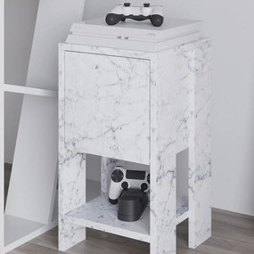 Éjjeliszekrény Ema - Carrara Marble