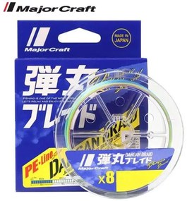 MAJOR CRAFT DANGAN BRAID X8 150m #0.6 14lb Multicolor