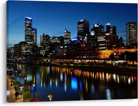 Éjszaka Melbourne-ben (70x50 cm)