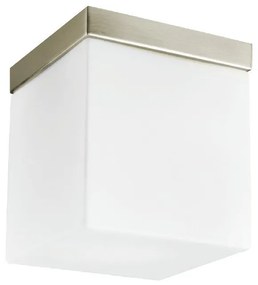 PREZENT 1510 CUBIX Kocka Mennyezeti Lámpa Nikkel, Opál E27 IP20