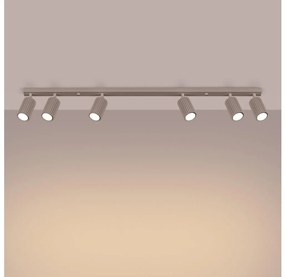 Brilagi - Spotlámpa CRESTO 6xGU10/10W/230V taupe