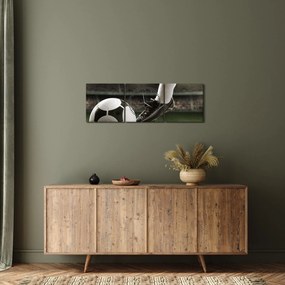 Kép - Futball labda (órával) (90x30 cm)