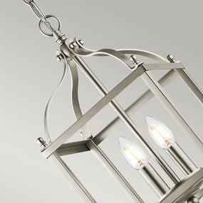 Kichler LARKIN KL-LARKIN-P-S-NI Függőlámpa 2x60W/E14