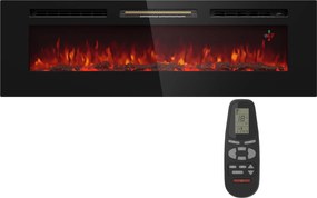 Klarstein Galeras 152, elektromos fali kandalló, 1800 W, LED