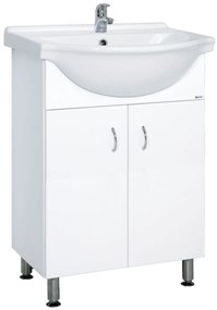 Fürdőszobaszekrény mosdóval Multi Pro 52x85x41,2 cm fehér lesk PRO50NOVA