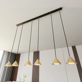 Emibig modern függeszték elit fekete arany emi1329/6