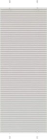 vidaXL pliszírozott redőny világosszürke 70x200 cm szövetszélesség