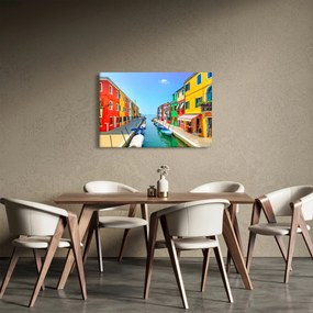Kép - Burano sziget, Velence, Olaszország (90x60 cm)