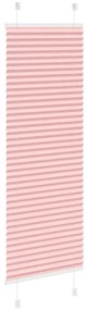 pliszírozott redőny rózsaszín 45x150 cm szövetszélesség 44,4 cm