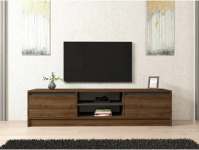 Olca Walnut and Anthracite TV-asztal