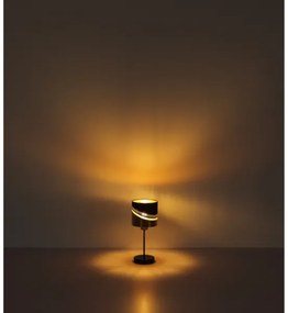 Globo 54046T - Asztali lámpa OR 1xE27/40W/230V átm. 16 cm fekete/arany