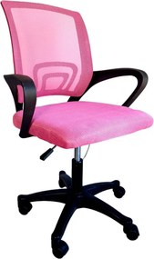 Rózsaszín irodai szék JETTA