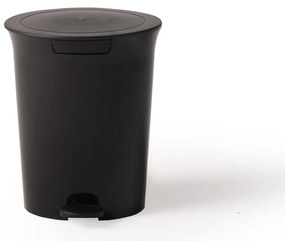 Pedálos szemetes 5 l, fekete