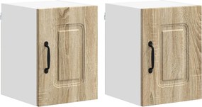 vidaXL Konyhaszekrény Kalmar 2 pcs Sonoma tölgy 30 x 31 x 40 cm