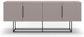 Szürke-bézs alacsony komód 200x80 cm Titan – Marckeric