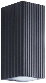 Brilliant - Kültéri fali lámpa JELANI 2xGU10/10W/230V IP44 fekete