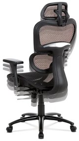 Fekete Hálós Irodai Szék, Szinkron Mechanikával. KA-A188 BK