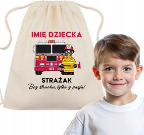 Bézs Iskolatáska Leendő Tűzoltó Tűzoltó Félelem Nélkül! Mix Wz