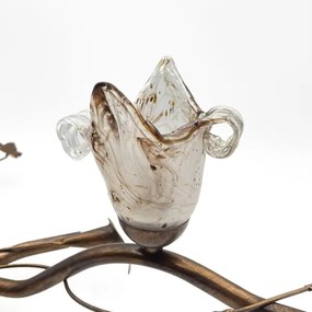 Felületre szerelhető ROZETA csillár 3xE14/40W/230V, bronz