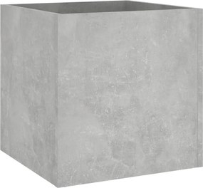 vidaXL betonszürke szerelt fa virágtartó 40 x 40 x 40 cm