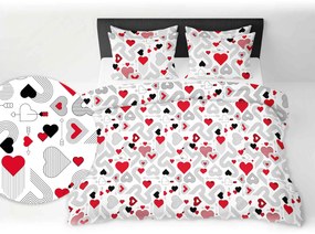 Love dream flanel ágyneműhuzat 200x140cm+90x70cm TiaHome