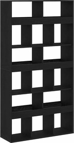 vidaXL Könyvespolc 2 pcs Fekete tölgy 100 x 33 x 187,5 cm