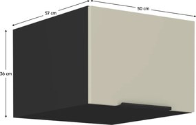 Felső szekrény, kasmír/fekete, ARAKA 50 NAGU-36 1F